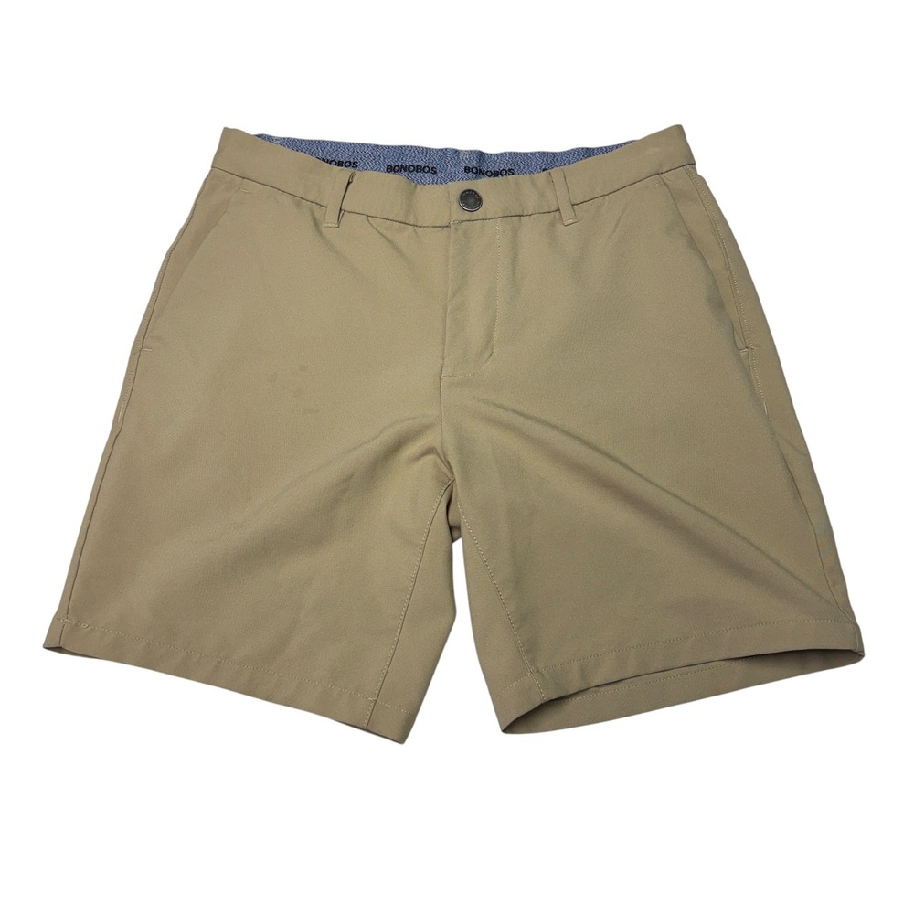 Bonobos Golf Shorts Mens 29X7 Khaki Tan Standard Fit GSR00472D-1074K